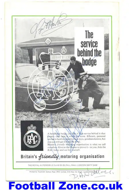 World Speedway Championship European Final 1971 – Autographed