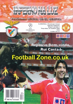 Benfica v Manchester United 2006 – Official Football Programme