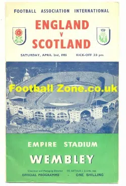 England v Scotland 1955 - Duncan Edwards Debut