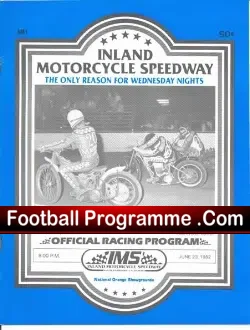 America Speedway 1982 Inland Motorcycle Speedway