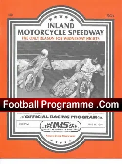 America Speedway 1982 Inland Motorcycle Speedway