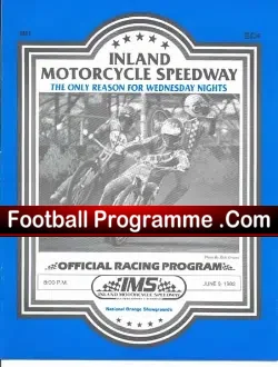 America Speedway 1982 Inland Motorcycle Speedway