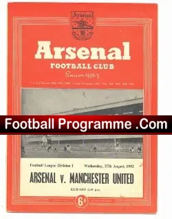 Arsenal v Manchester United 1952 – to clear