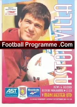 Aston Villa v Manchester United 1996 Raimond Van Der Gouw Debut