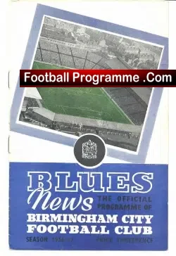 Birmingham City v Manchester United 1956
