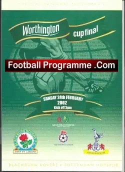 Blackburn Rovers v Tottenham 2002 – Worthington Cup Final