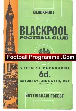 Blackpool v Nottingham Forest 1967