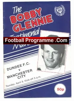 Bobby Glennie Testimonial Benefit Match Dundee 1970s
