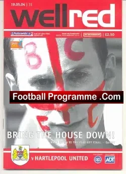 Bristol City v Hartlepool United 2004 – Play Off Final