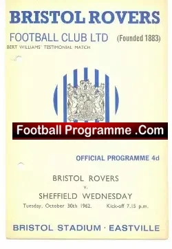 Bristol Rovers v Sheffield Wednesday 1962 – to clear