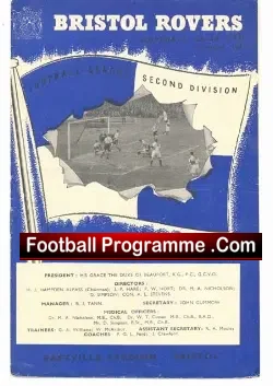 Bristol Rovers v Swansea 1957