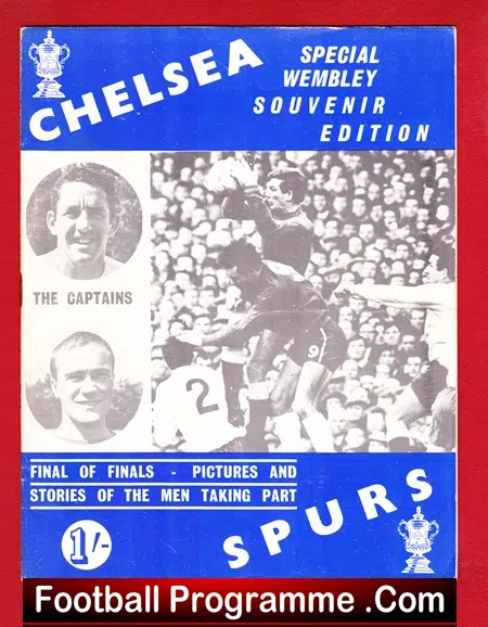 Chelsea v Tottenham 1967 – FA Cup Final Souvenir Brochure