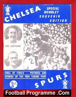Chelsea v Tottenham 1967 – FA Cup Final Souvenir Brochure