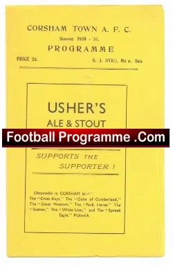 Corsham Town v Warminster 1950