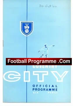 Coventry City v Greenock Morton 1964 – Scotland