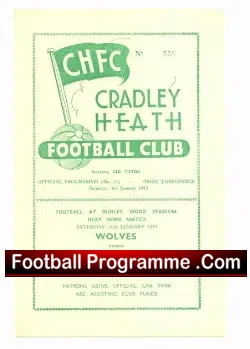 Cradley Heath v Brierley Hill Alliance 1953