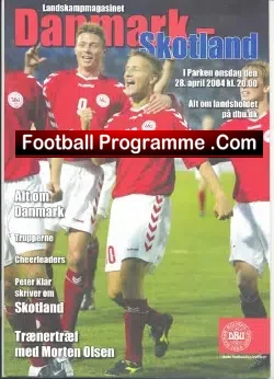 Denmark v Scotland 2004