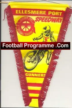 Ellesmere Port Speedway Pennant - sports memorabilia