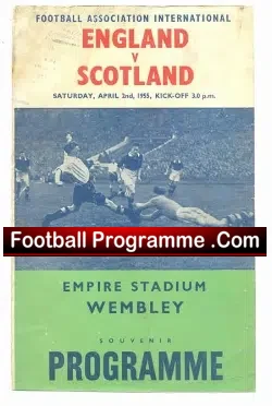 England v Scotland 1955 – Duncan Edwards Debut – Pirate Issue