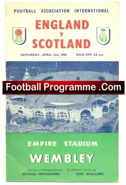 England v Scotland 1955 – Duncan Edwards Debut