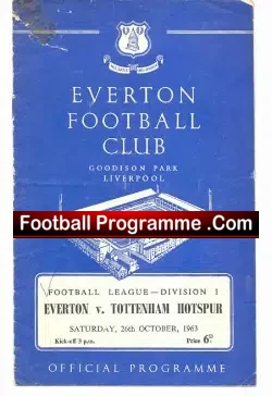 Everton v Tottenham 1963 – to clear