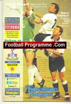 Feyernoord v Tottenham 1992 – UEFA Cup Holland