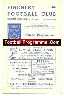 Finchley v Hornchurch 1963