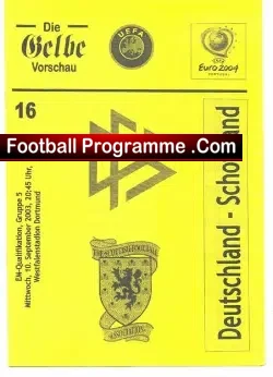 Germany v Scotland 2004