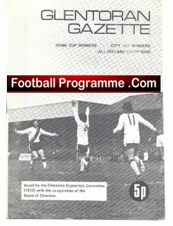 Glentoran v Ballymena United 1973