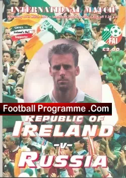 Ireland v Russia 1996