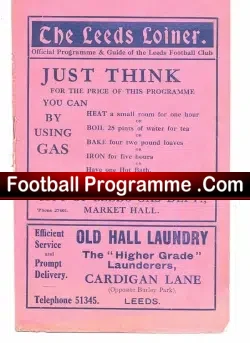 Leeds Rugby v Salford 1936 – Antique Rugby Programme