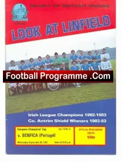 Linfield v Benfica 1983 – UEFA Cup