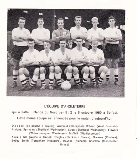 Luxembourg v England 1960 - World Cup Qualifier
