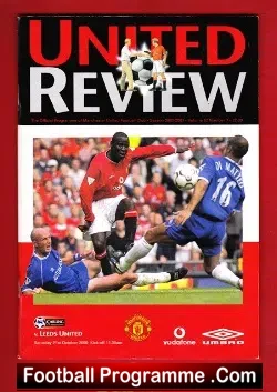 Manchester United V Leeds United 2000
