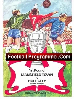 Mansfield Town v Hull City 1974 – Watney Cup