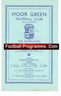 Moor Green v Herman Smith 1950