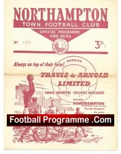 Northampton Town v Crystal Palace 1959
