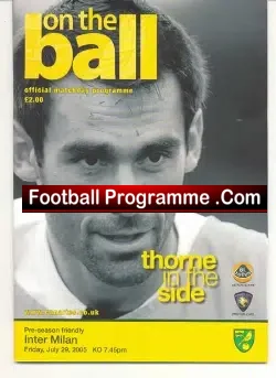 Norwich City v Inter Milan 2005
