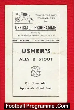 Swindon GWR Corinthians v Pewsey Vale 1947 – Cup Final