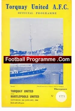 Torquay United v Hartlepool United 1960
