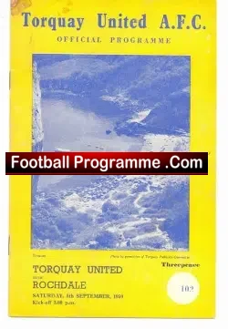 Torquay United v Rochdale 1959