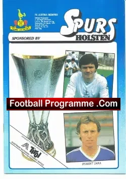Tottenham Hotspur v Austria Memphis 1984 – UEFA Cup