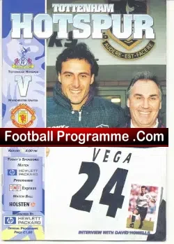Tottenham Hotspur v Manchester United 1997 – Man Utd