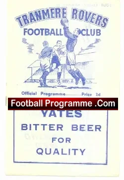Tranmere Rovers v Mansfield Town 1953