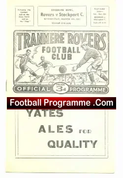 Tranmere Rovers v Stockport County 1958