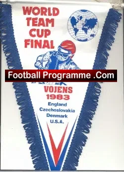 World Team Cup Final Speedway Pennant 1983