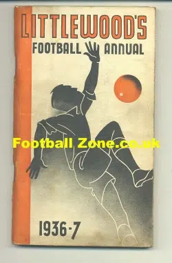 Littlewoods Football Annual Handbook 1936 - 1937