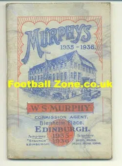 Murphys Football Handbook 1935 - 1936