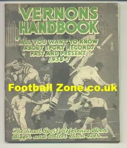 Vernons Football Handbook 1936 - 1937