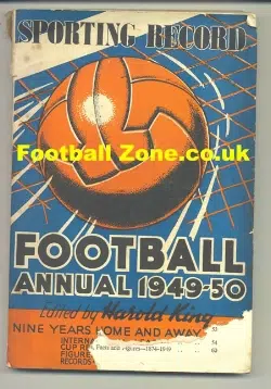 Sporting Record Football Annual 1949 - 1950